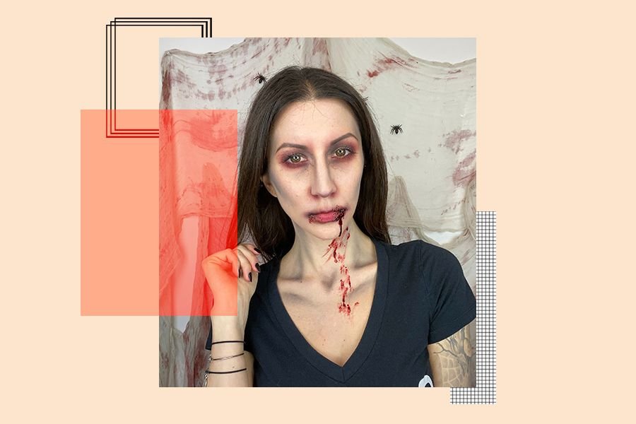 An Easy Zombie Makeup Tutorial With Products You Already Have