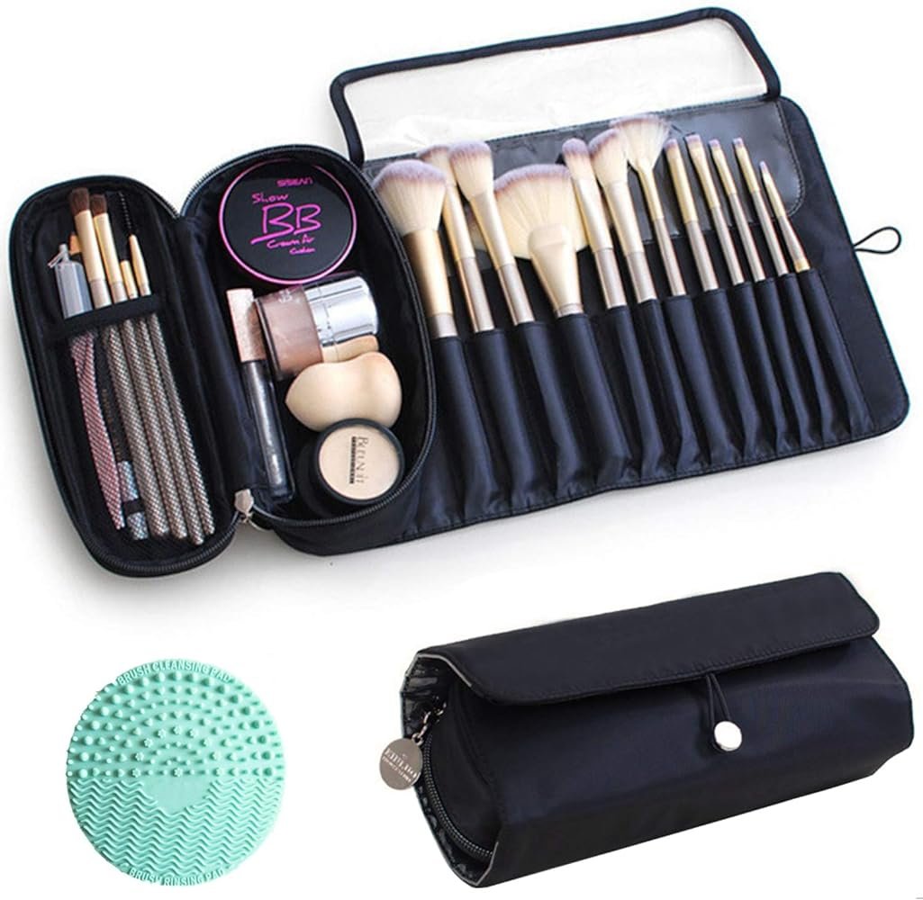 How to Make a Makeup Brush Roll Bag And How to Store Makeup Brushes in Bag